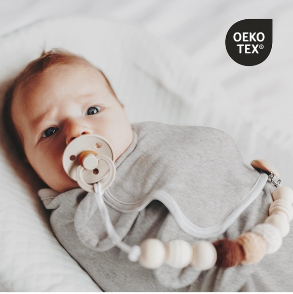 KeaBabies size 0-3 organic Swaddle Sack Adjustable washed but never used gray - Picture 2 of 5